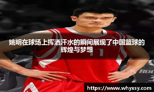 姚明在球场上挥洒汗水的瞬间展现了中国篮球的辉煌与梦想